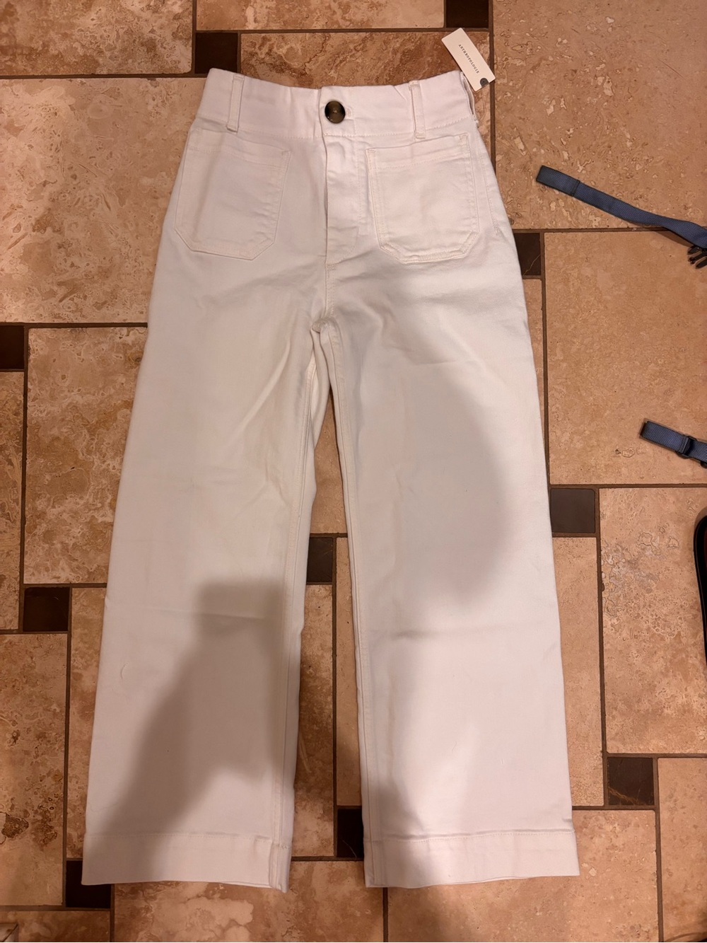 Women’s Maeve by Anthropologie High-Rise Wide Leg Jeans in White